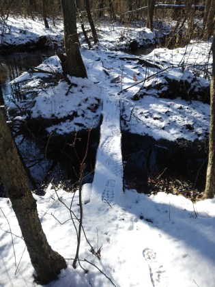 snow footsteps